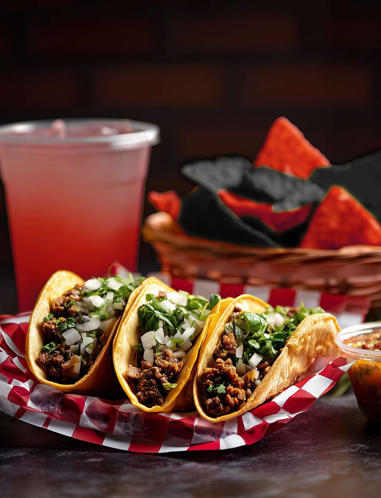 Al Vapor Three Taco Meal