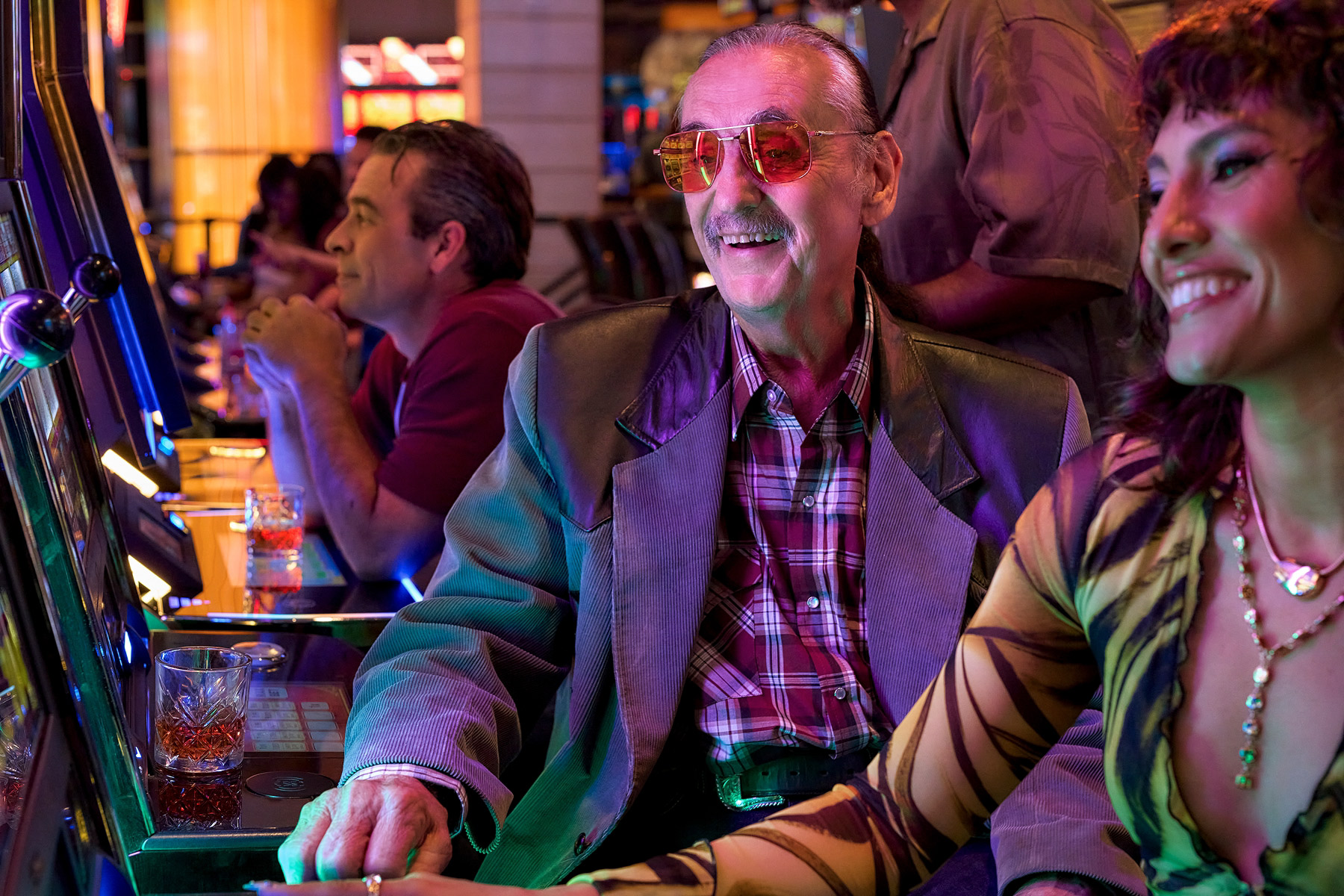 People playing slots at Palms