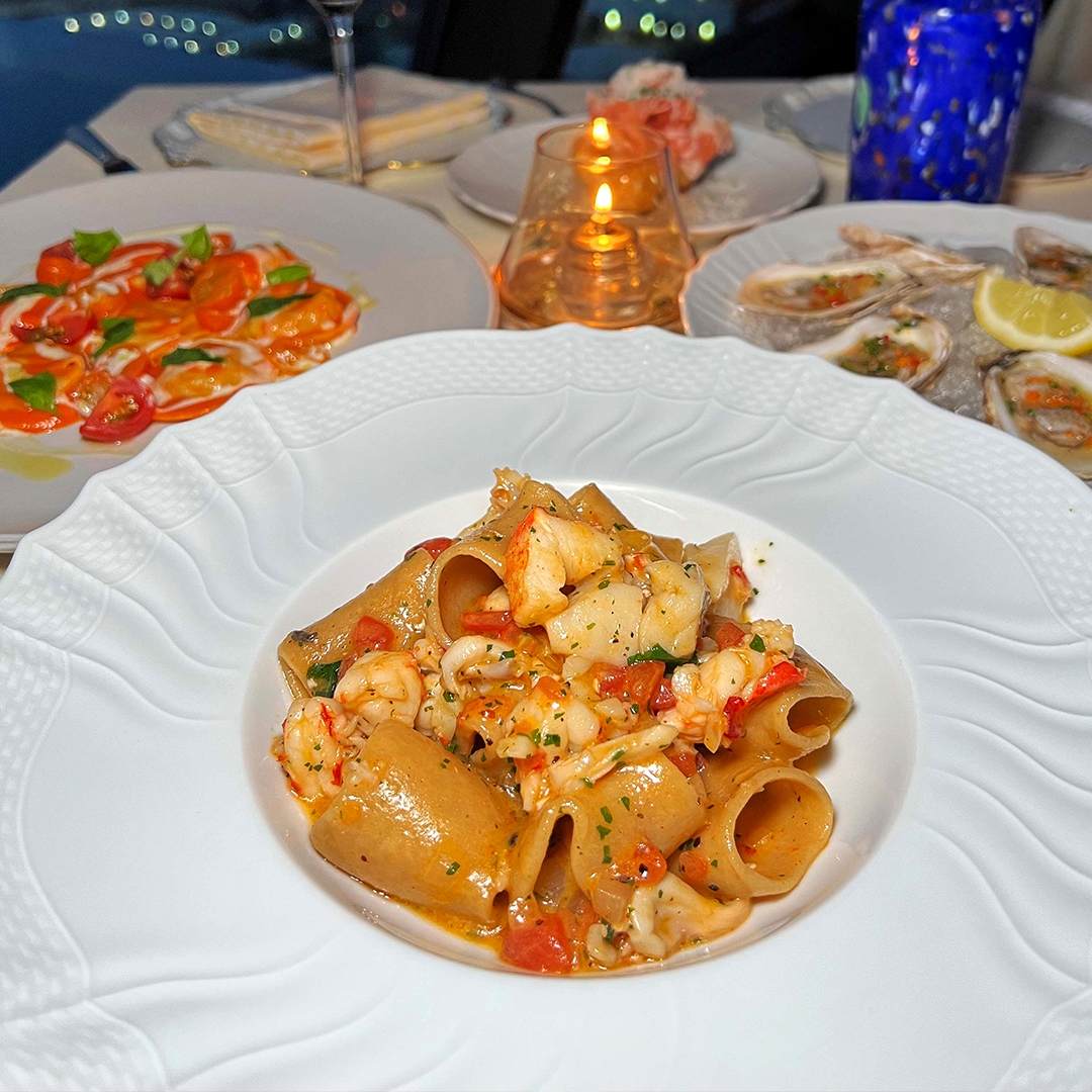 Pasta on a plate